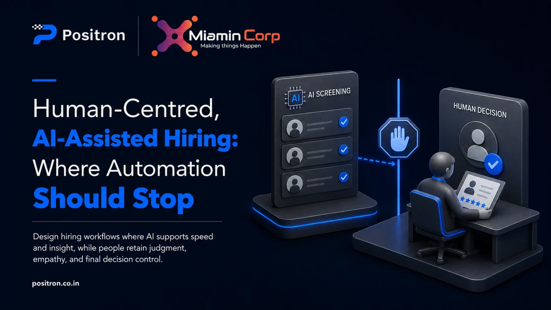 Human-Centered AI Hiring Workflow